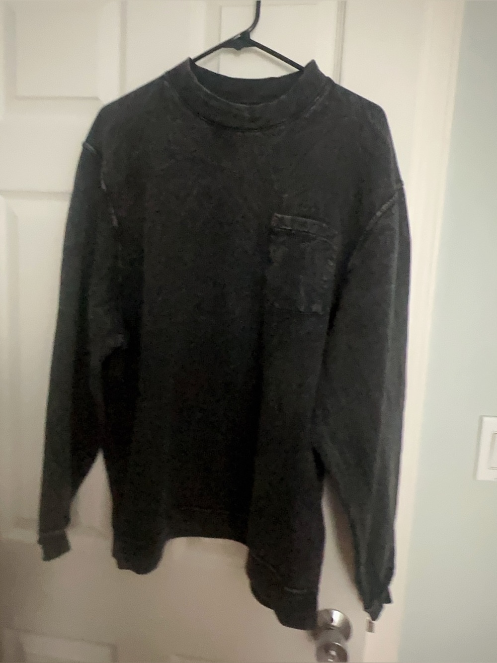 NWT Champion Chest Pocket Washed Crewneck Sweatshirt
